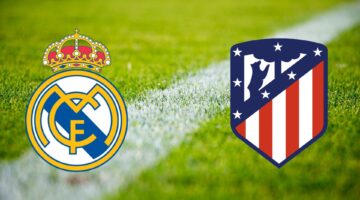 logos del real madrid y atletico de madrid champions league